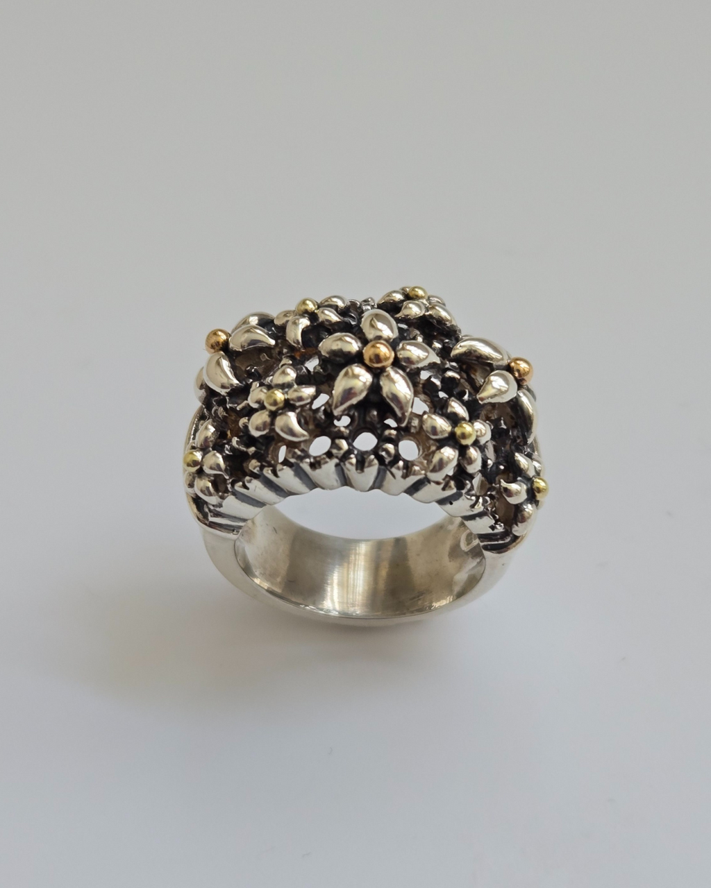 R 809 SK - Sterling Silver with 18K Gold