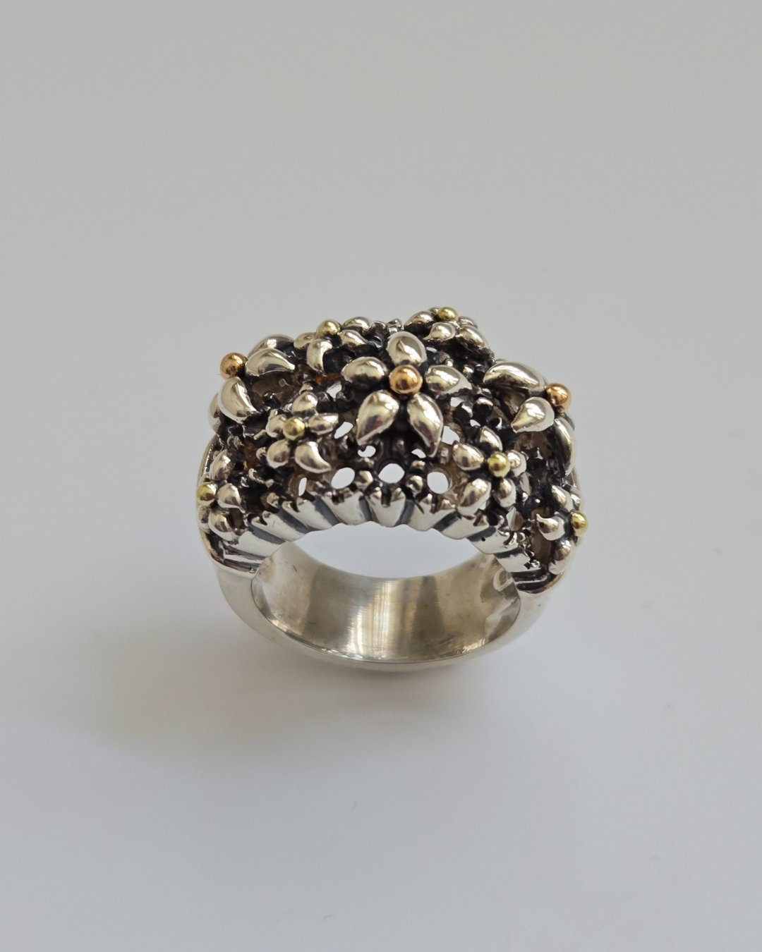 R 809 SK - Sterling Silver with 18K Gold