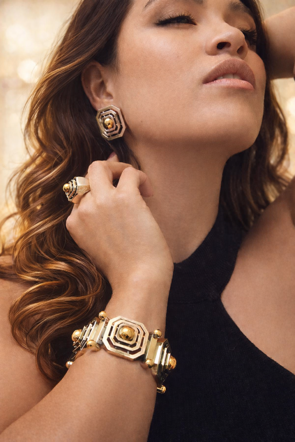 BR607SS - Sterling Silver with 18K Gold