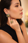 R823SK - Sterling Silver with 18K Gold
