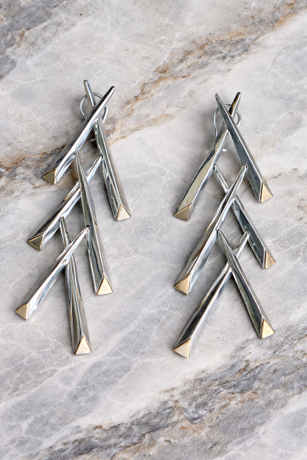 EA300SK -Sterling Silver with 18K Gold
