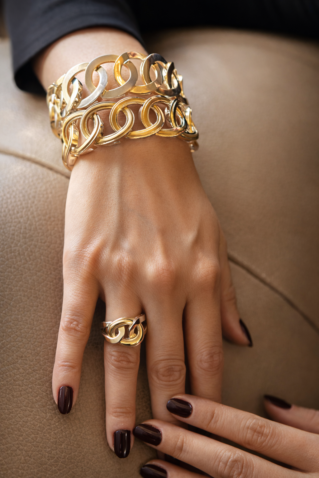 R 807 SK - Sterling Silver with 18K Gold