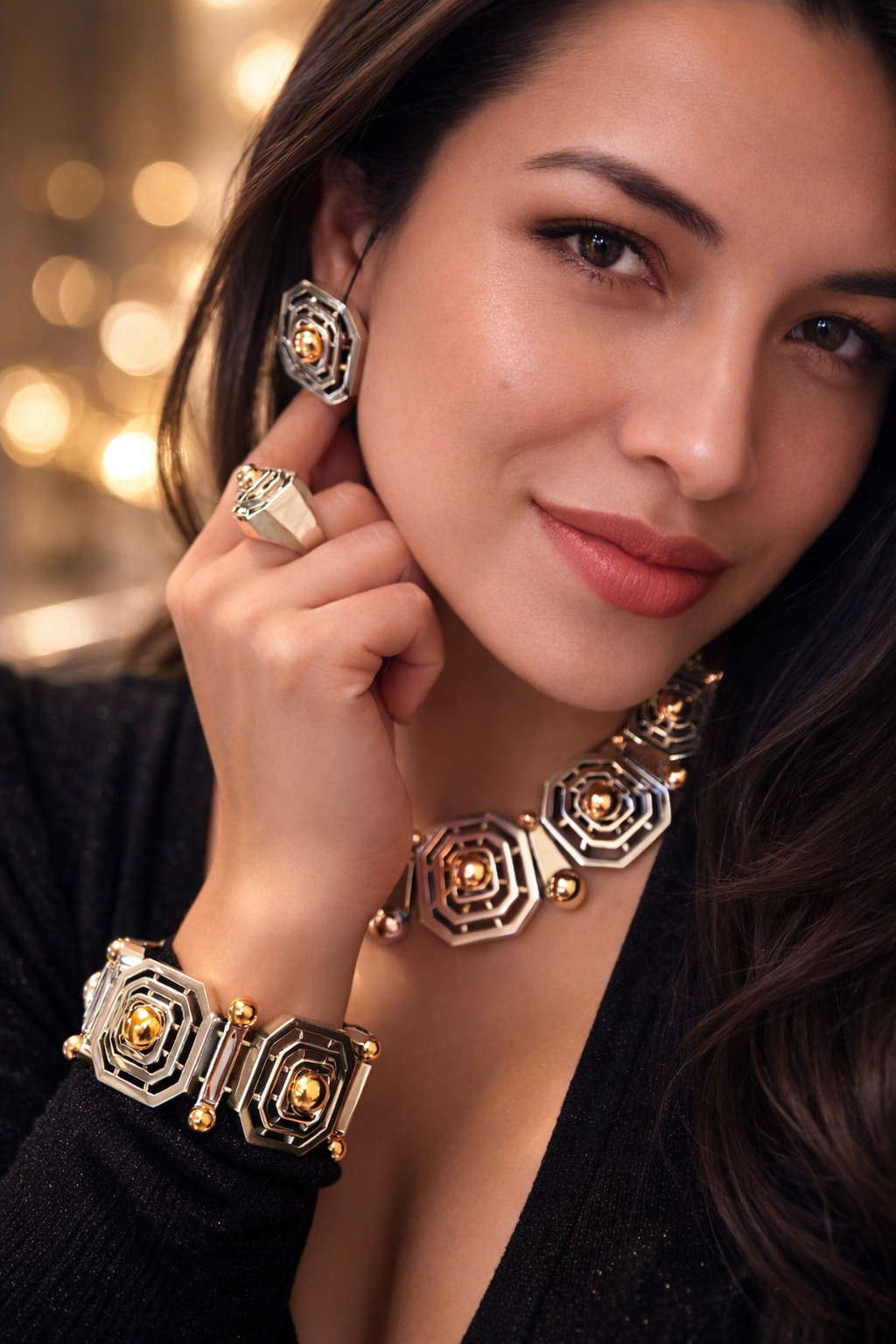 BR607SS - Sterling Silver with 18K Gold
