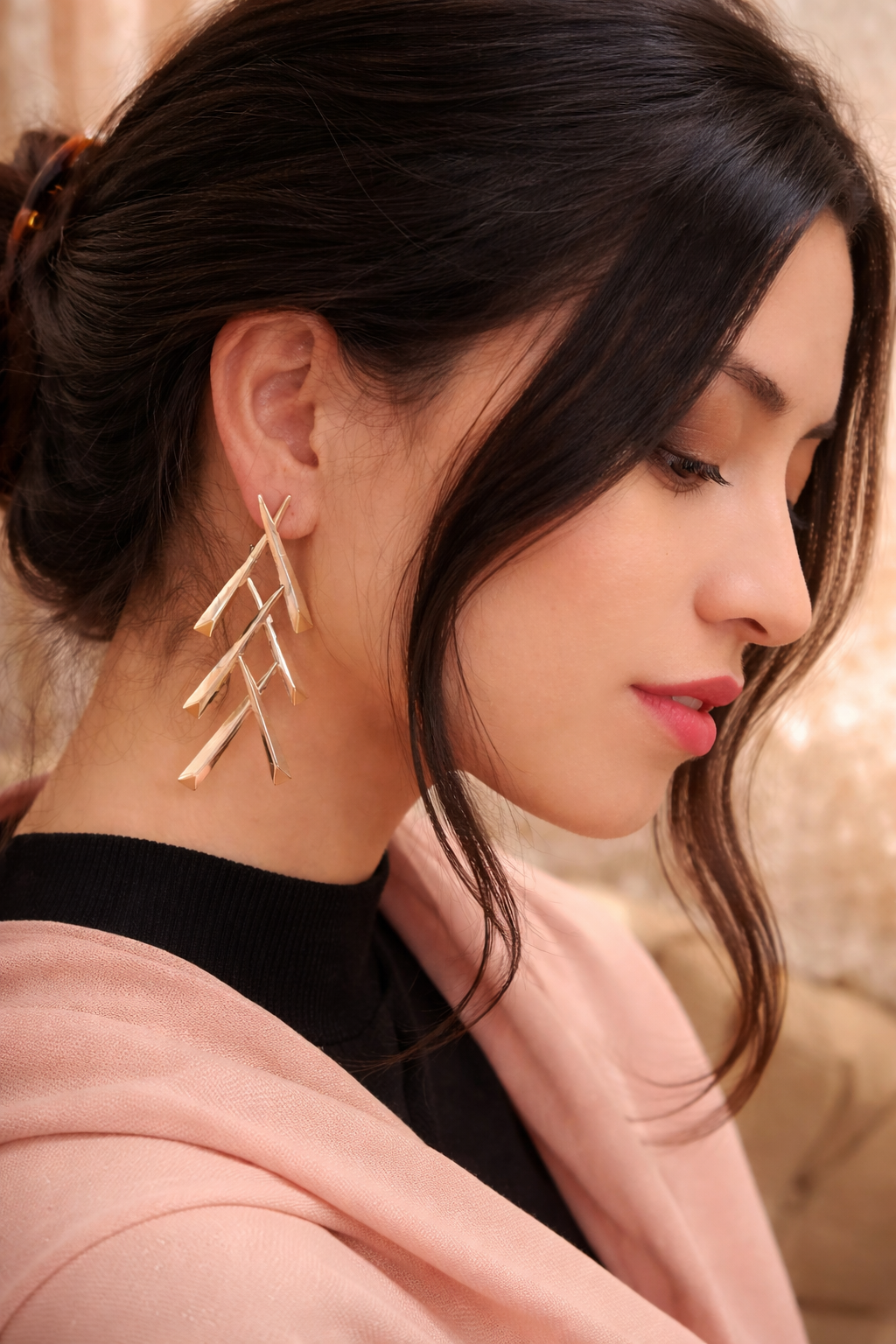 EA300SK -Sterling Silver with 18K Gold